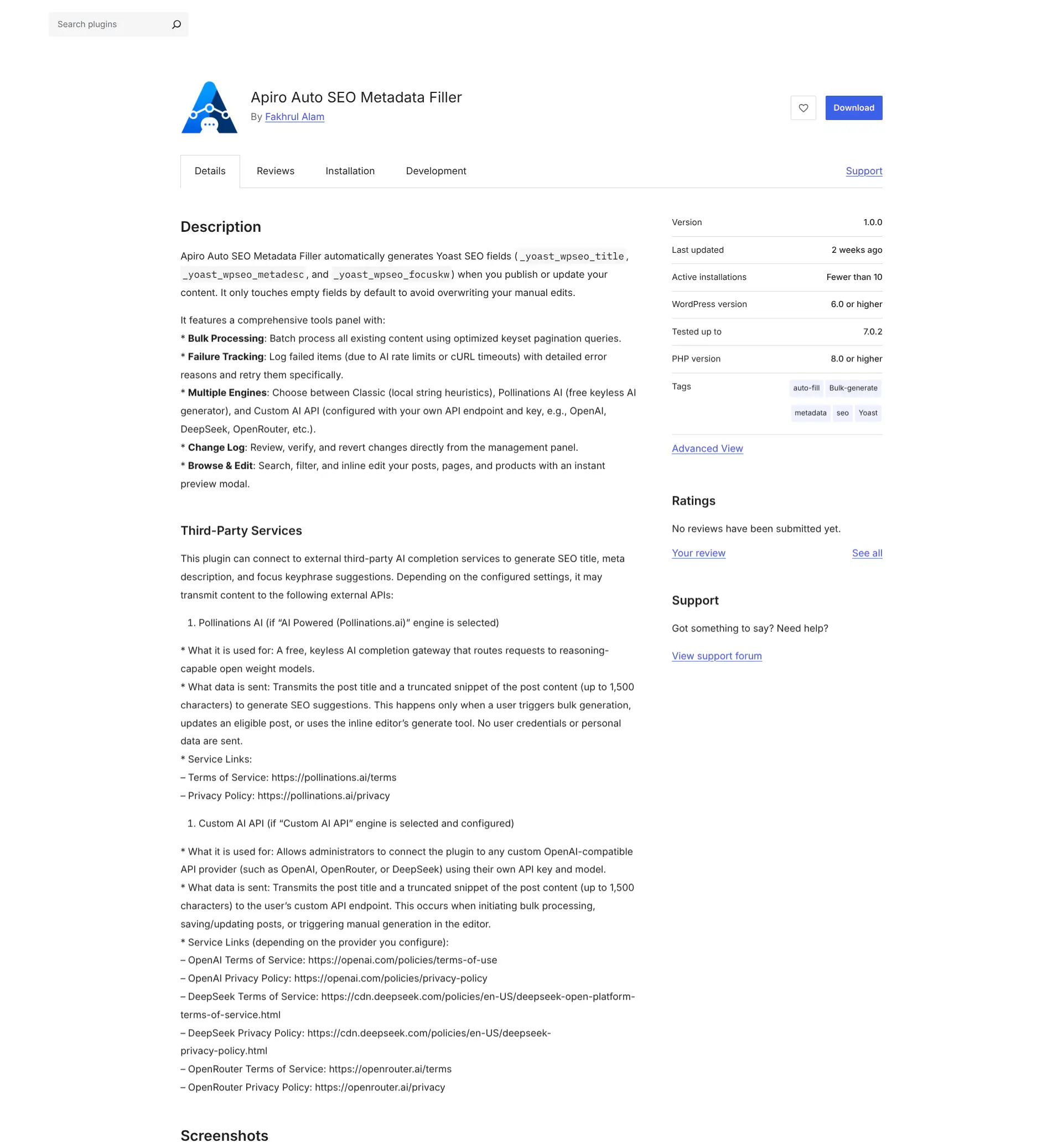 FireShot Capture 027 - Apiro Auto SEO Metadata Filler – WordPress plugin - WordPress.org_ - [wordpress.org] (1)